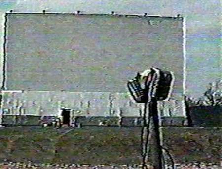 Maple City Drive-In Theatre - Screen With Speaker - Photo From Rg (newer photo)